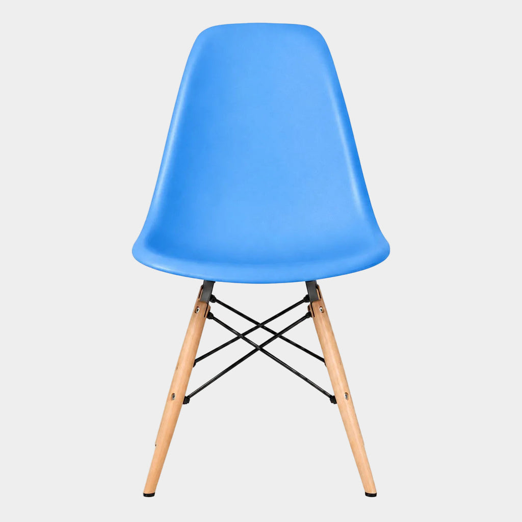 Eames Eiffel Molded Plastic Chair (Natural Base)