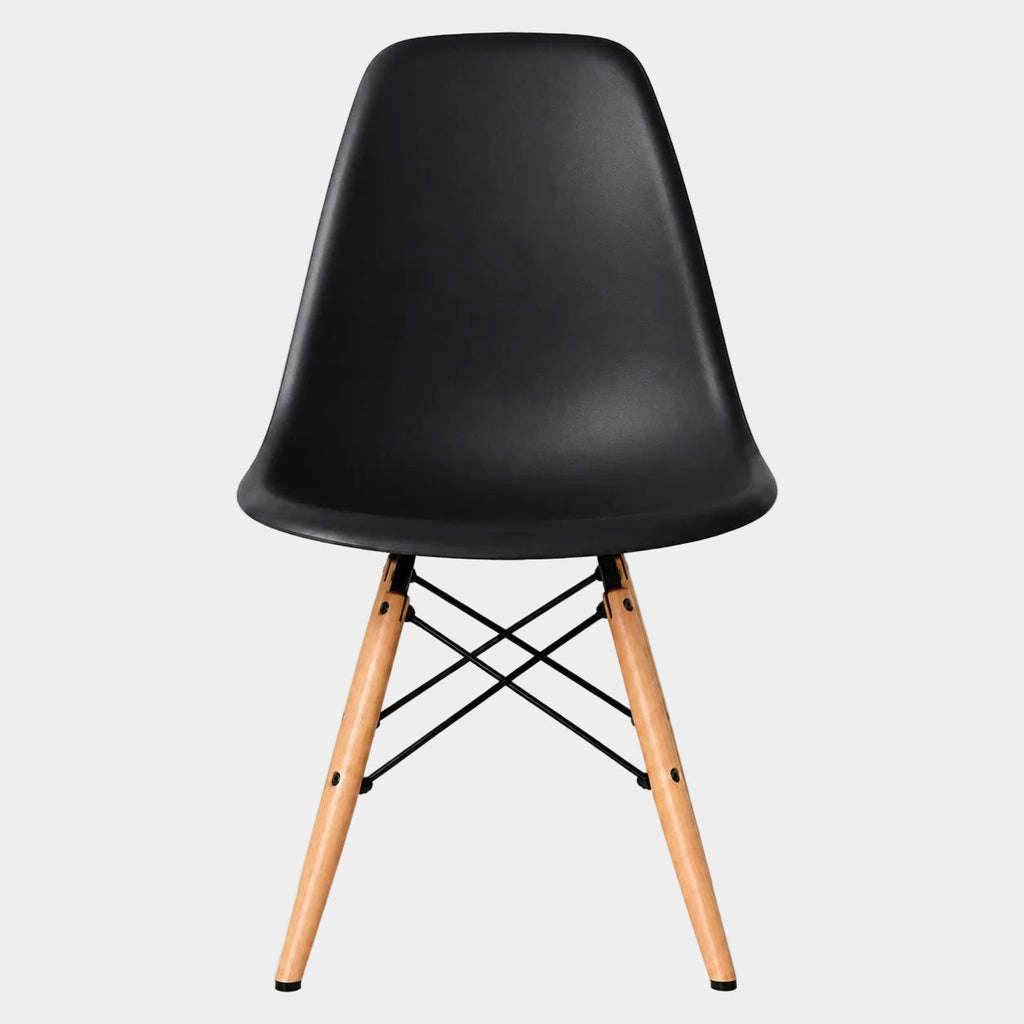 Eames Eiffel Molded Plastic Chair (Natural Base)