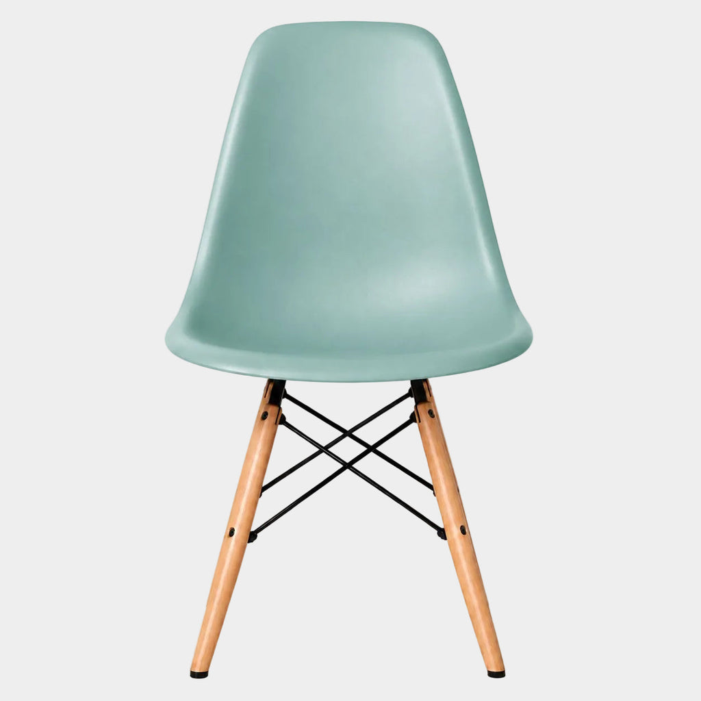 Eames Eiffel Molded Plastic Chair (Natural Base)