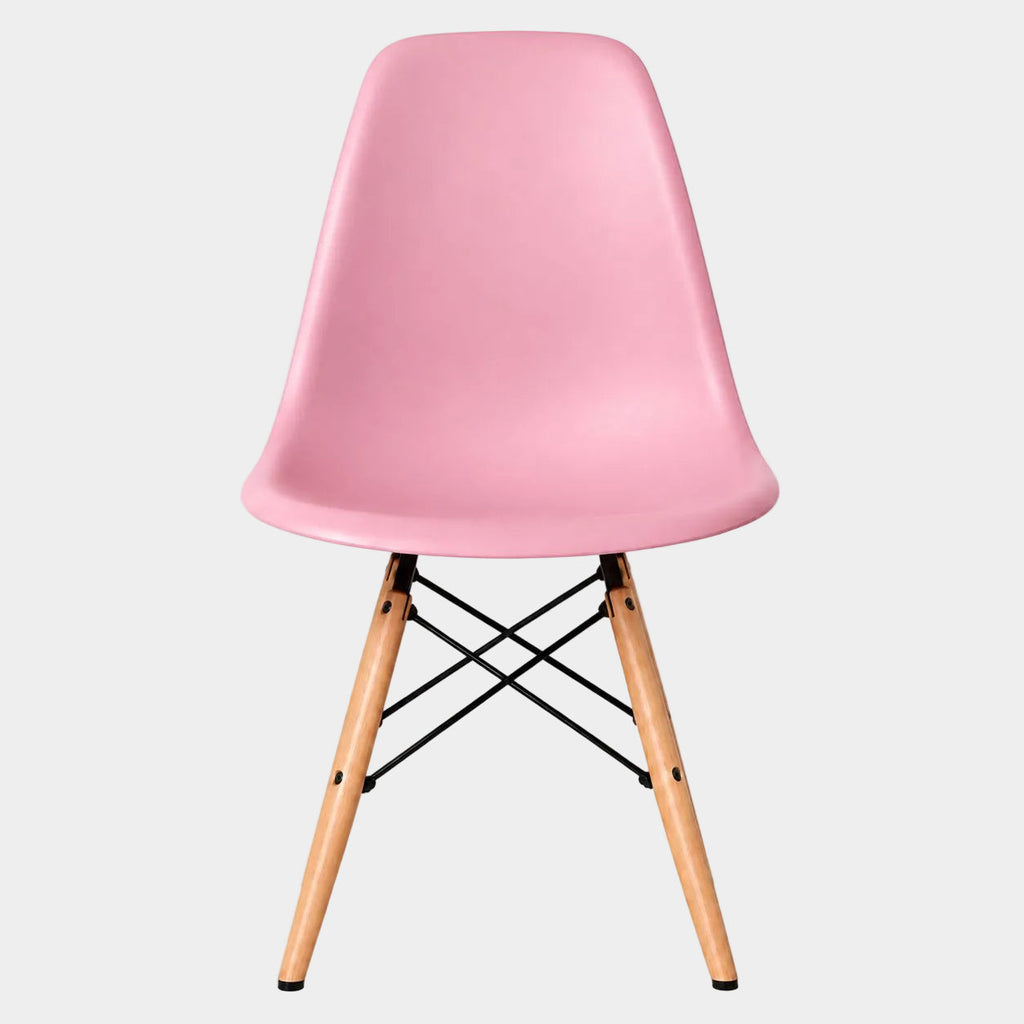 Eames Eiffel Molded Plastic Chair (Natural Base)