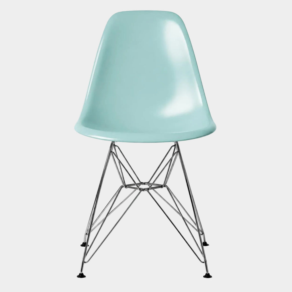 Eames Eiffel Molded Plastic Chair (Chrome Base)