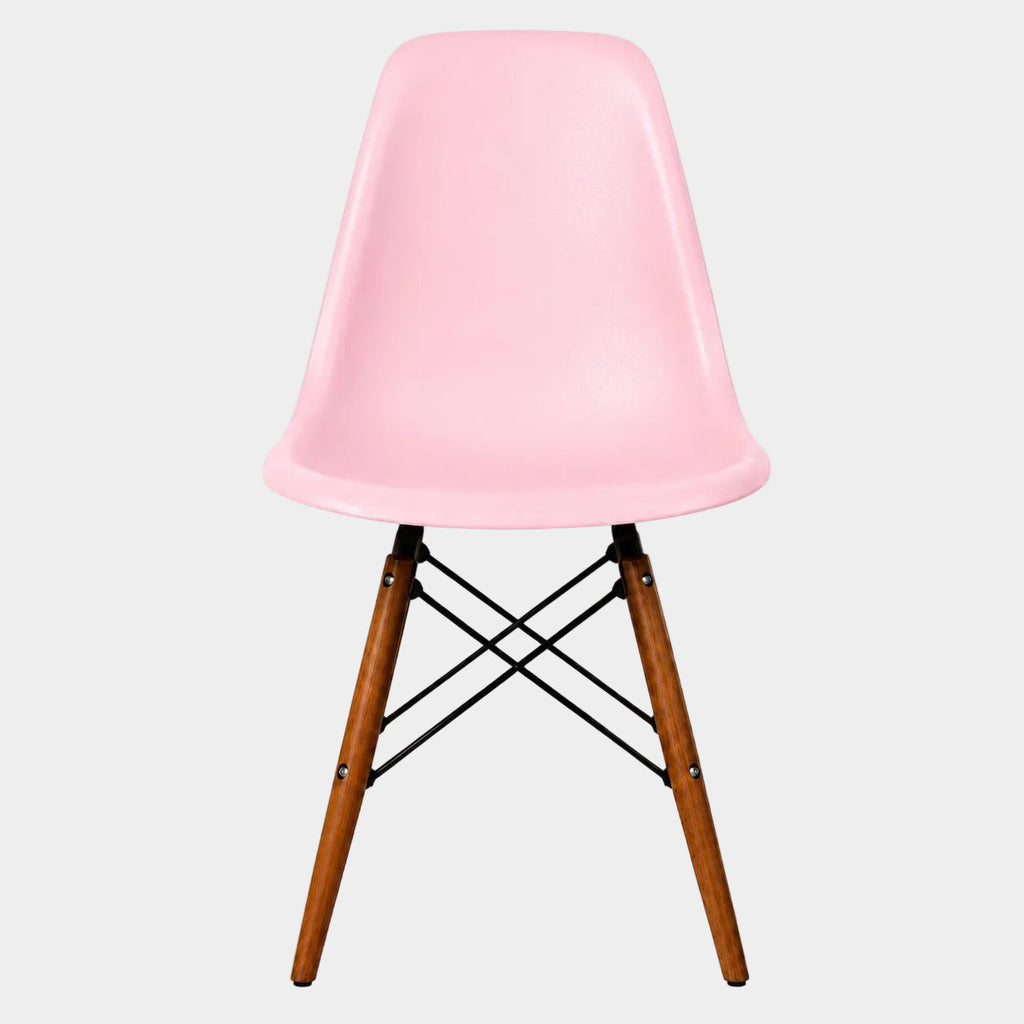 Eames Eiffel Molded Plastic Chair (Walnut Base)