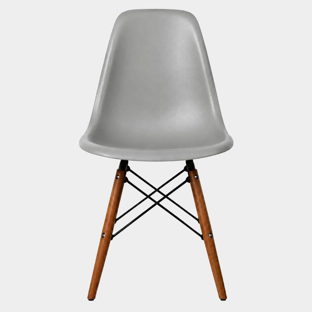 Eames Eiffel Molded Plastic Chair (Walnut Base)