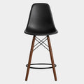 Eames Eiffel Molded Plastic Stool (Walnut Base)