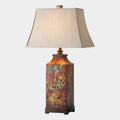 Colorful Flowers Table Lamp