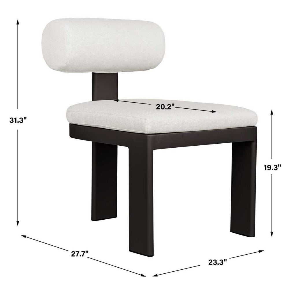 Bolster Back Outdoor Dining Chair