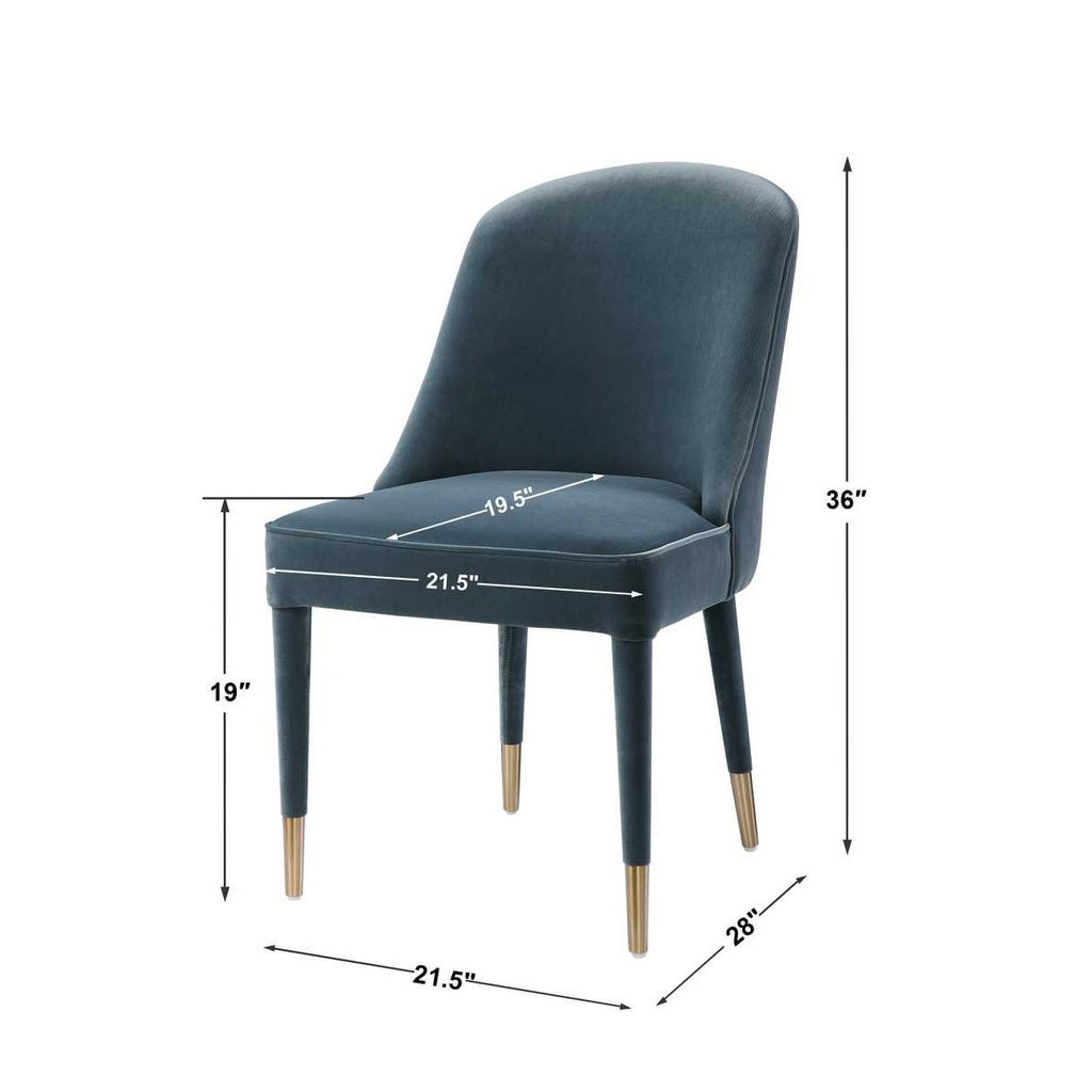 Brie Armless Chair, 2 Per Box, Priced Each