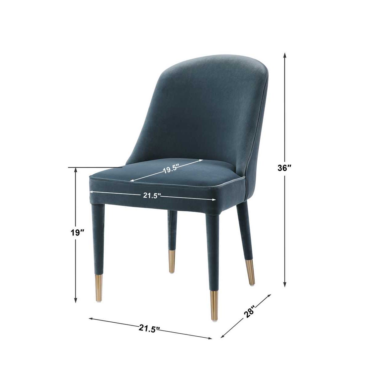 Brie Armless Chair, 2 Per Box, Priced Each