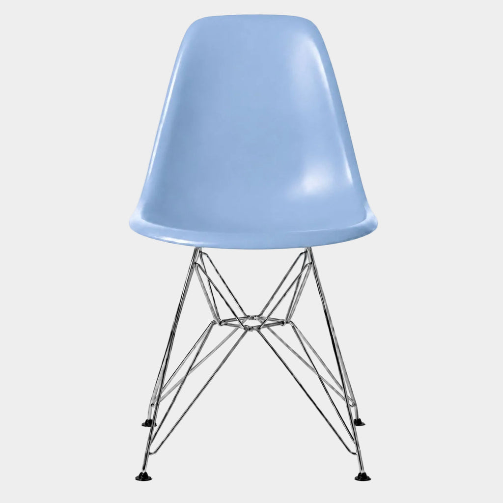 Eames Eiffel Molded Plastic Chair (Chrome Base)