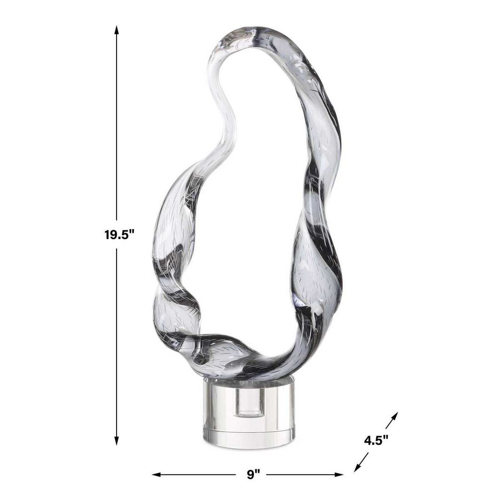 Luminous Twist Sculpture
