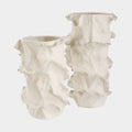 Ripple Crest Vases, S/2