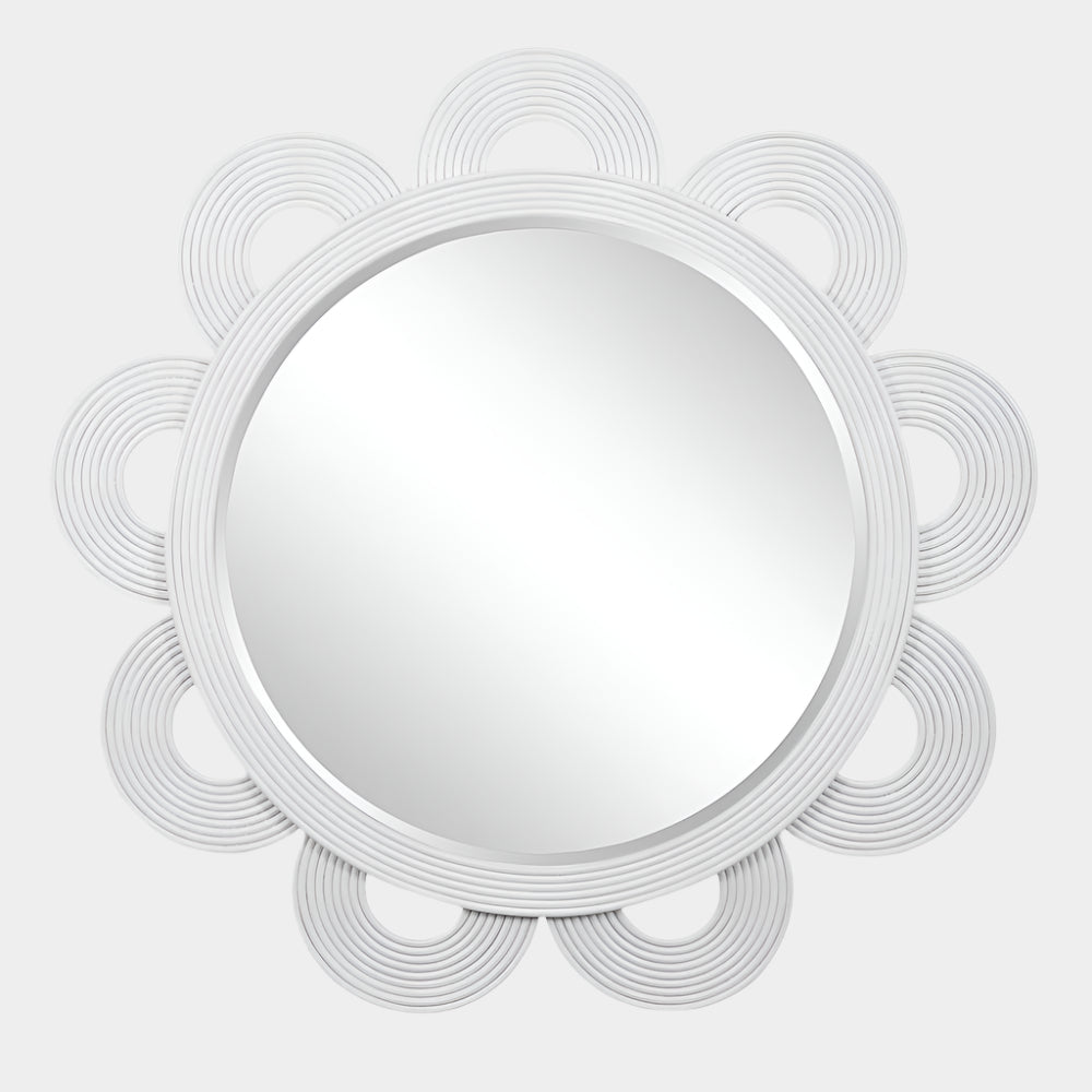 Clematis Round, White