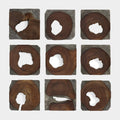 Jungle Wood Wall Decor, S/9