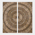Lanciano Wood Wall Panels, S/2