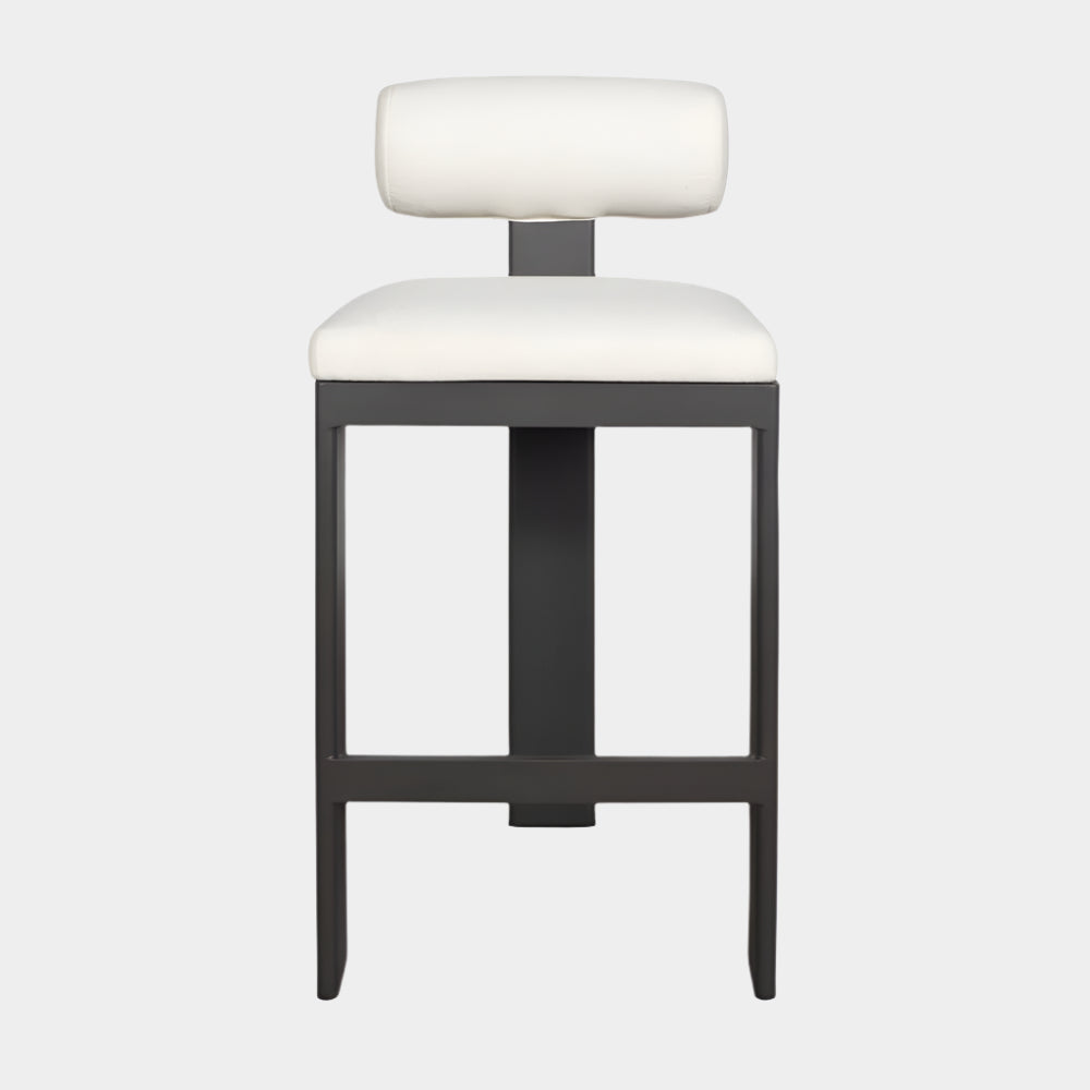 Bolster Back Outdoor Bar Stool