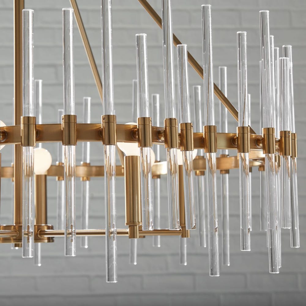 Crystal Stick, 8 Lt Chandelier