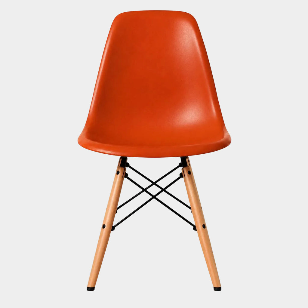 Eames Eiffel Molded Plastic Chair (Natural Base)