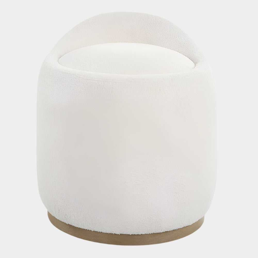 Swirl Swivel Ottoman