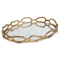 Cable Chain Tray, Gold