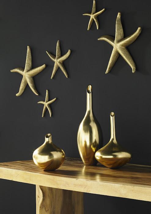 Katha Vase, Gold Leaf