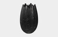 Marble Cocoon Vase, Black, Large