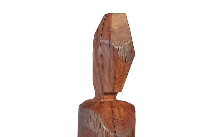 Old Pole Man Statue