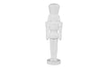 Nutcracker Soldier Sculpture 4ft, White
