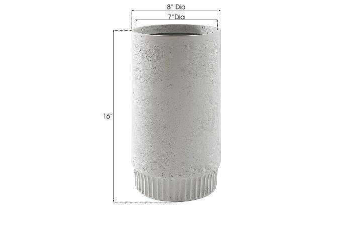 Harvest Planter, Medium, Light Gray