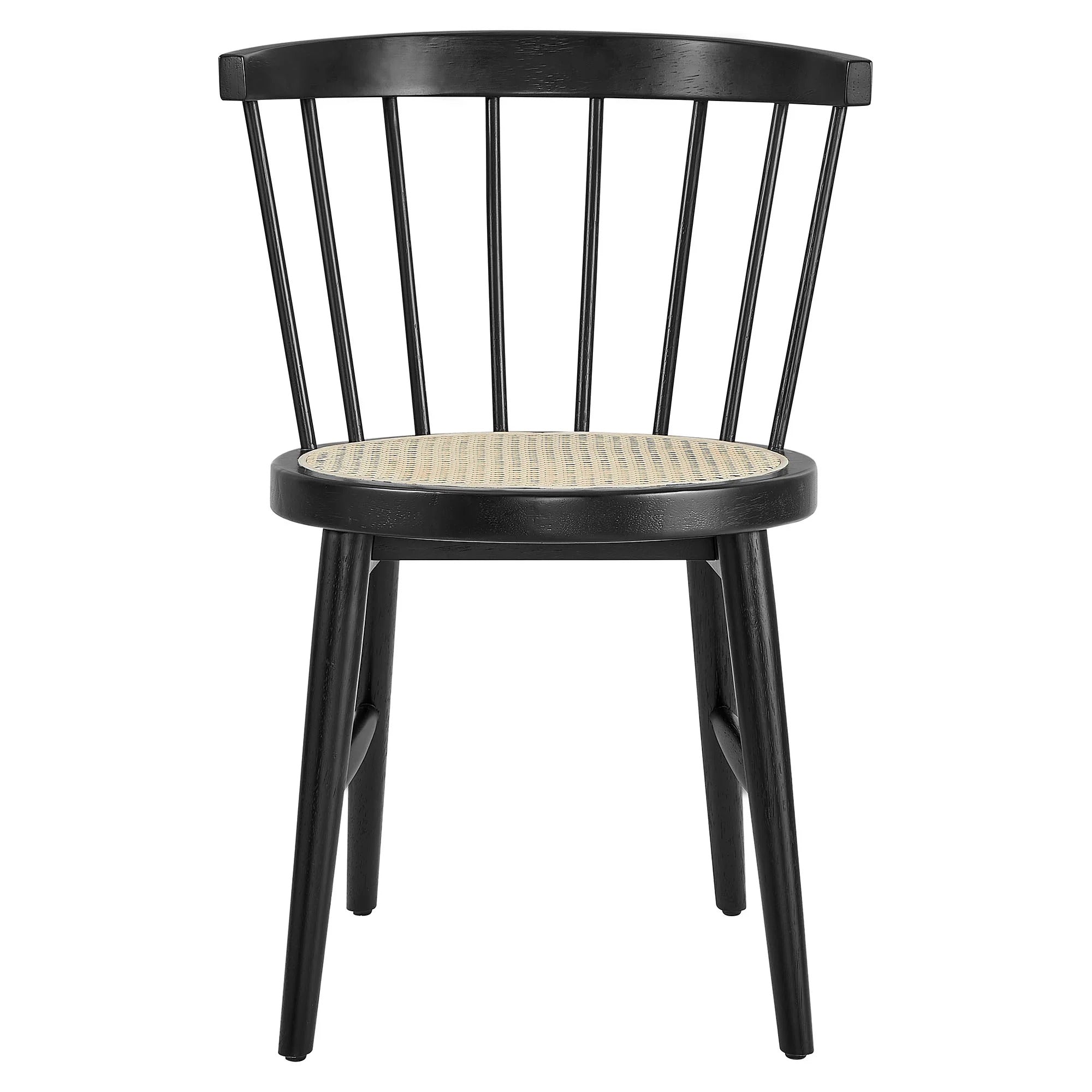 Lykke Curved Spindle Back Dining Chairs Set of 2