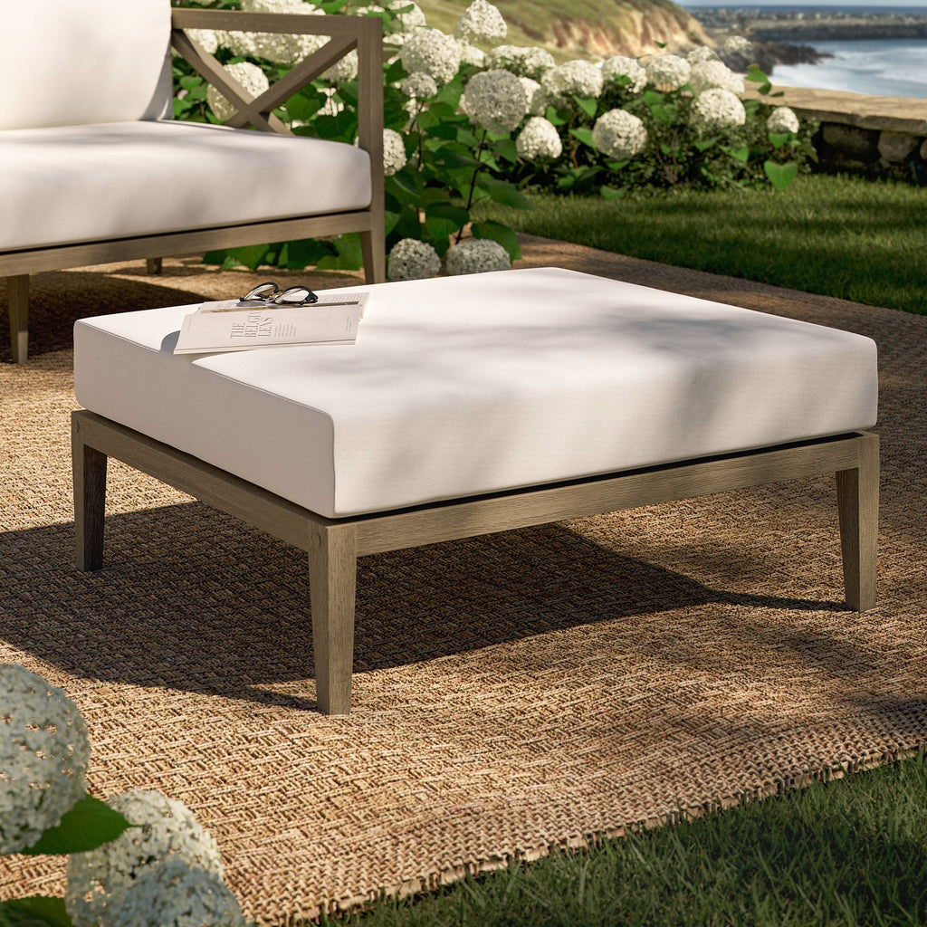 Northlake Outdoor Teak Ottoman
