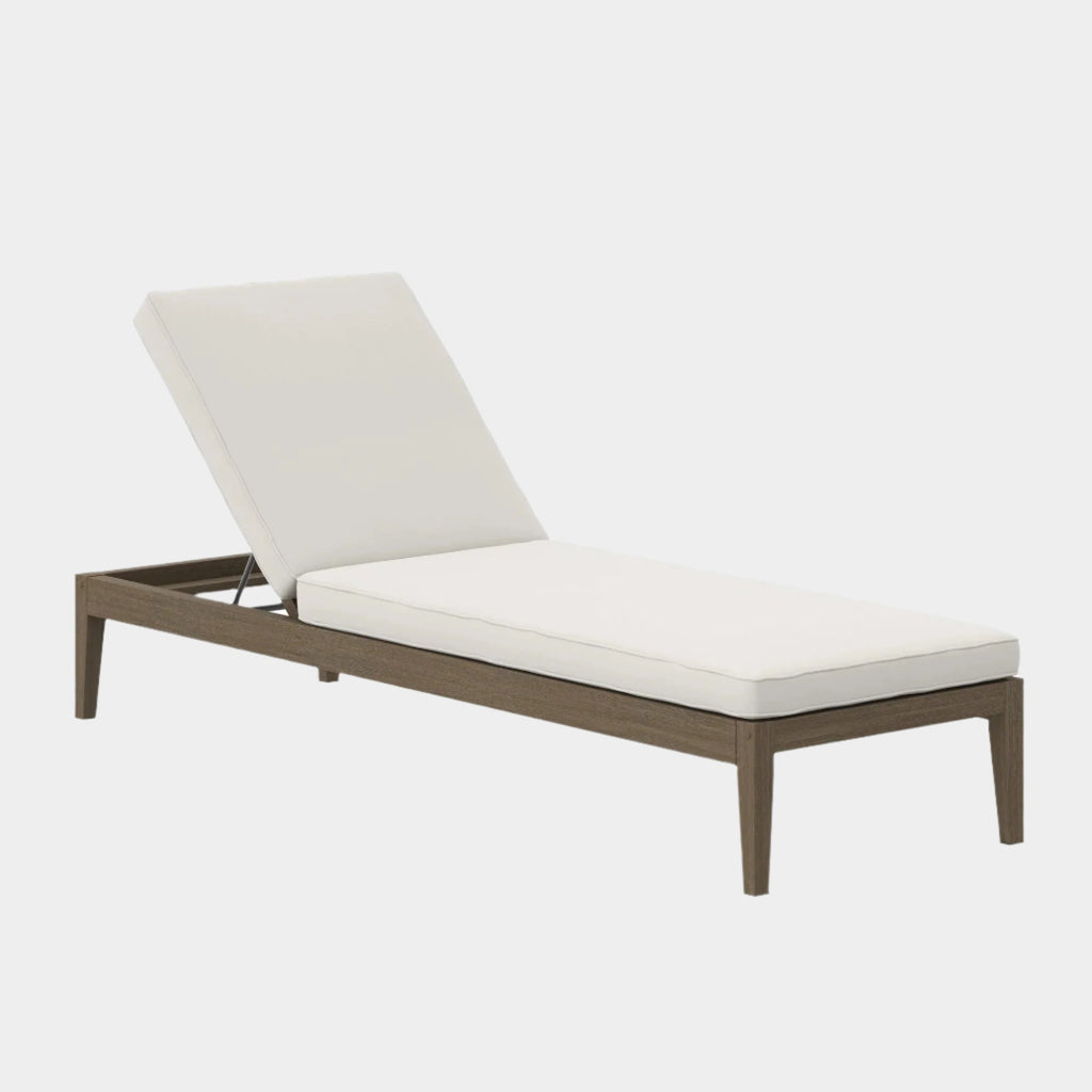 Northlake Outdoor Teak Chaise Lounge