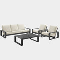 Lirienne 4-Piece Outdoor Patio Aluminum Furniture Set