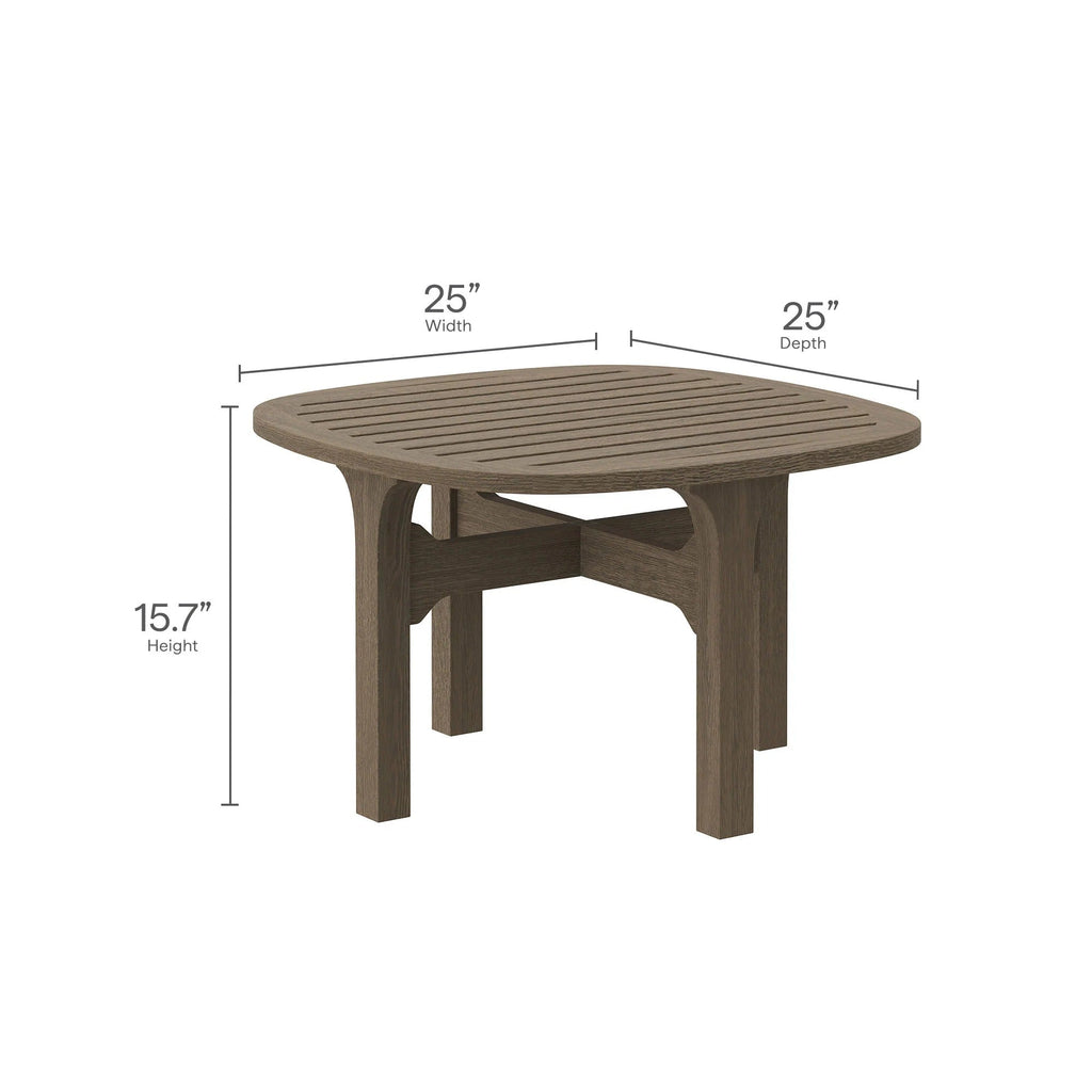 Saratoga Outdoor Teak Wood 3-Piece Chaise Lounge