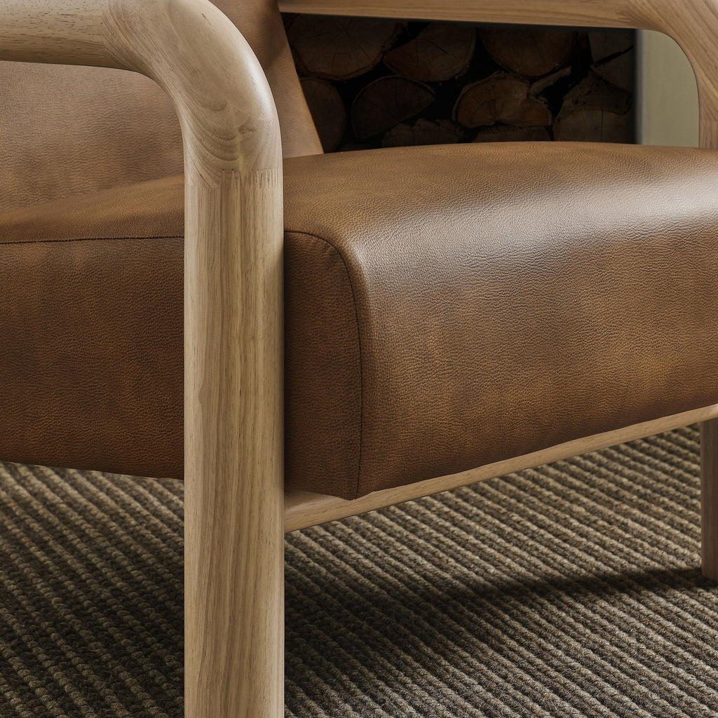 Sereno Vegan Leather Accent Chair
