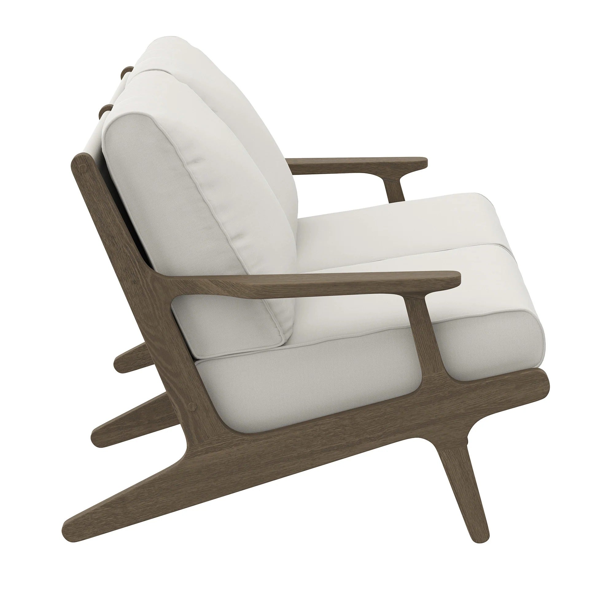 Saratoga Outdoor Teak Wood Loveseat