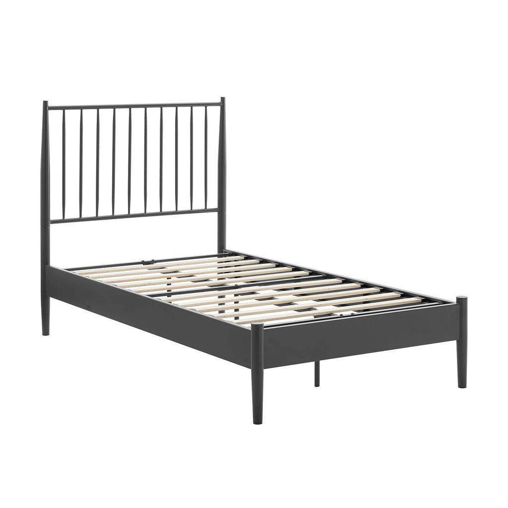 Adair Spindle Metal  Platform Bed