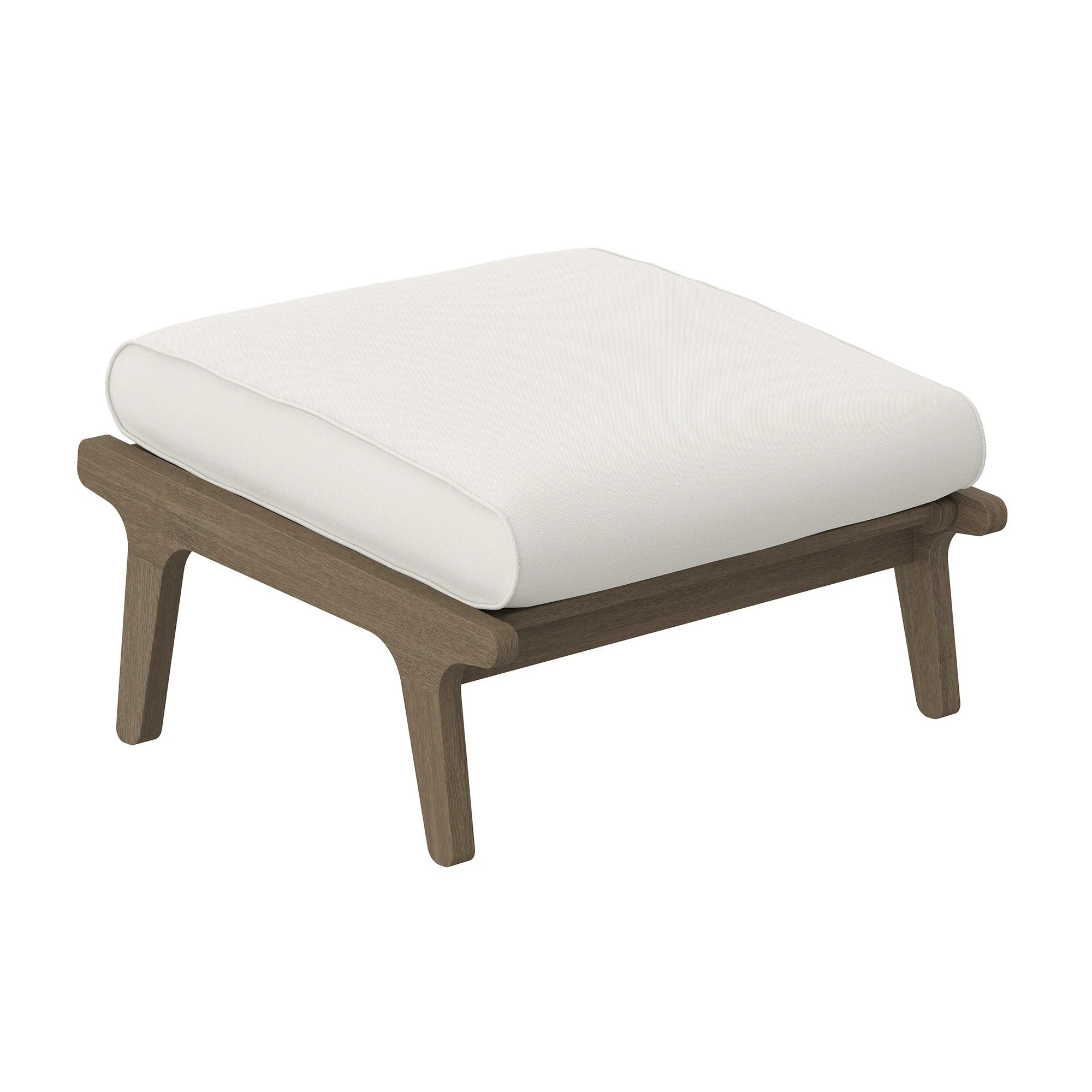 Saratoga Outdoor Teak Ottoman