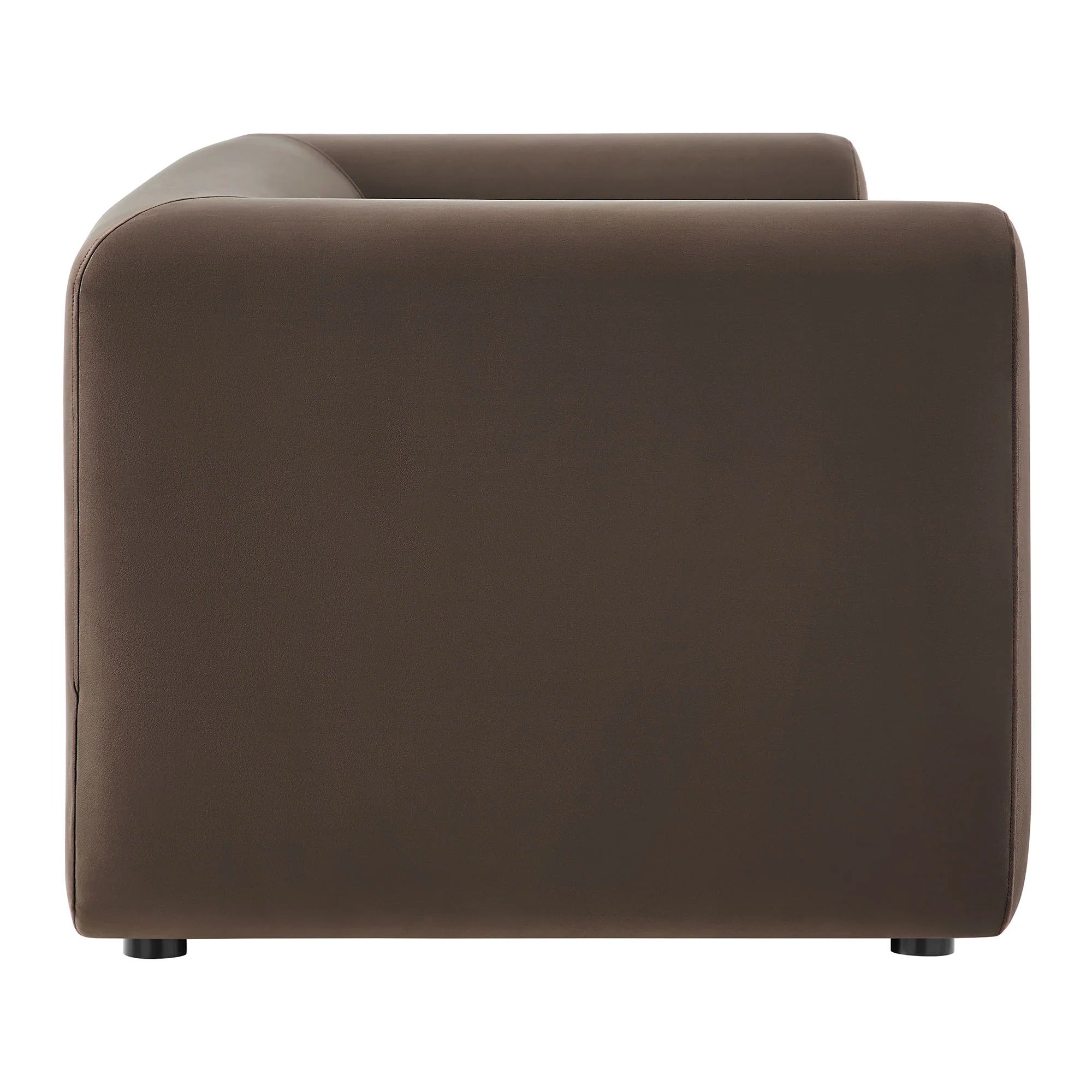 Leif 89" Performance Velvet Upholstered Sofa
