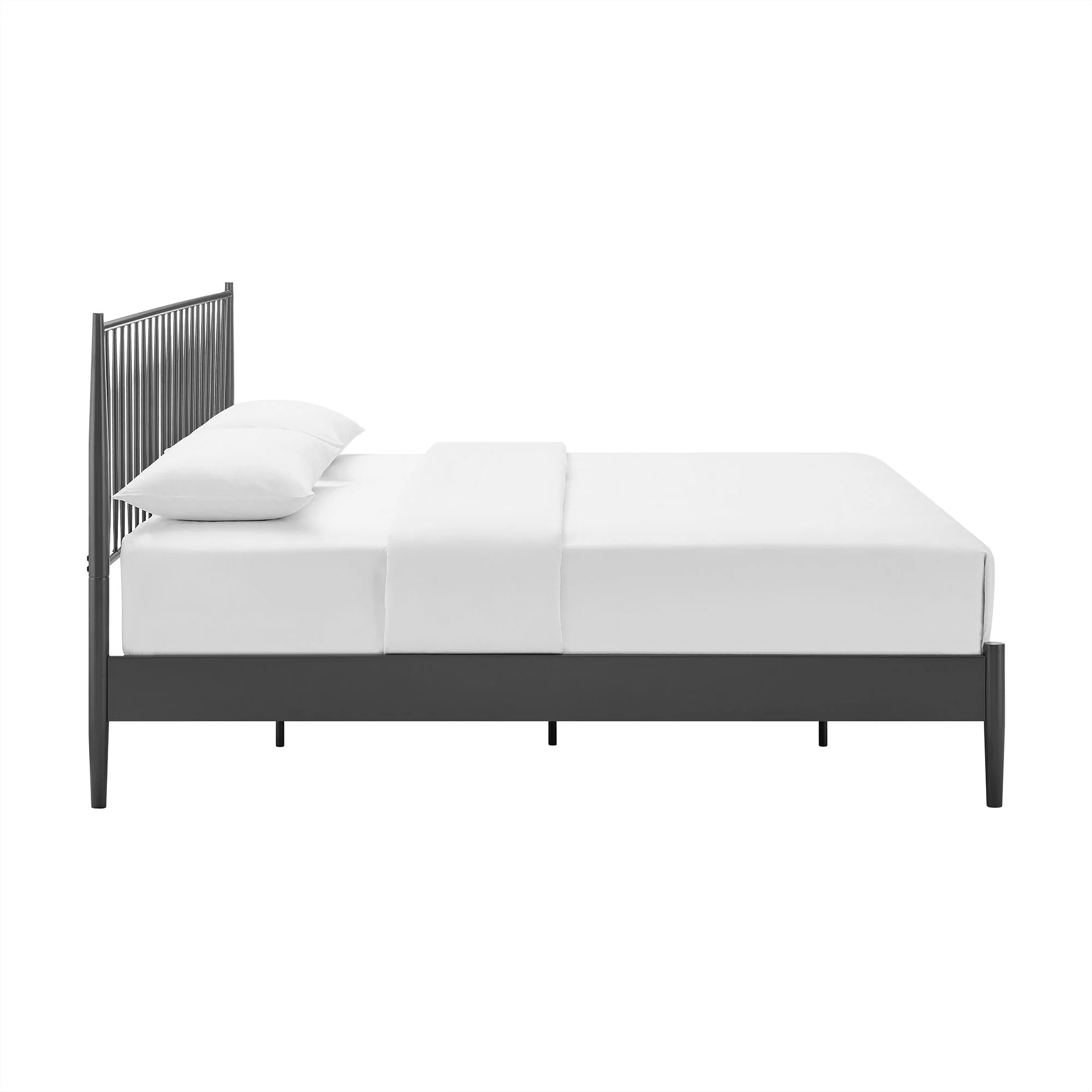 Adair Spindle Metal  Platform Bed
