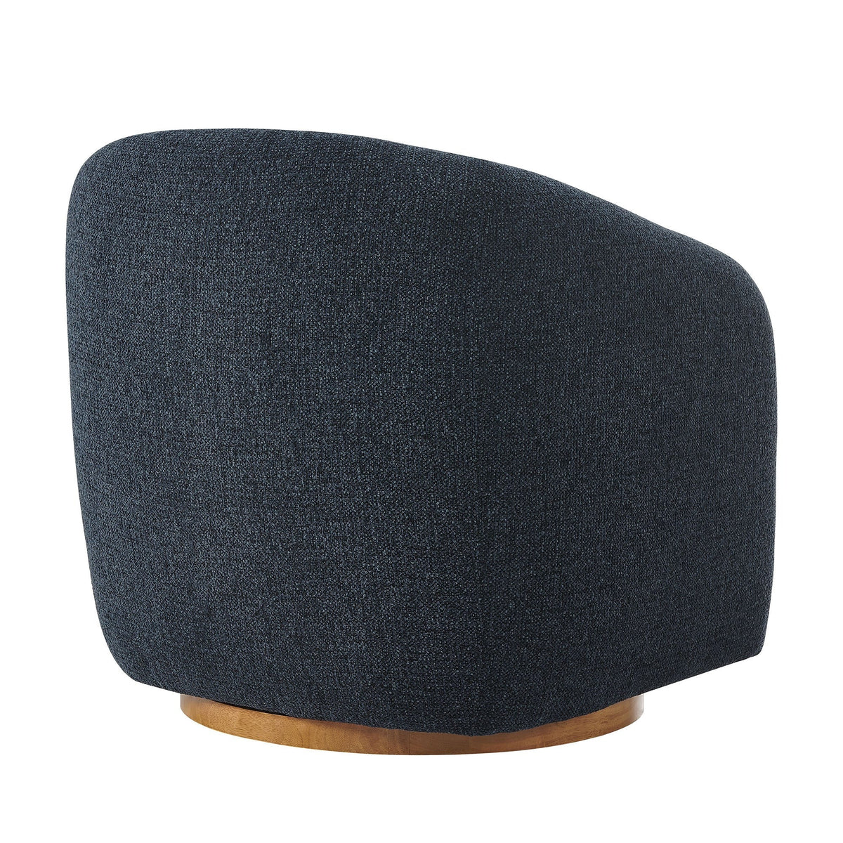 Holland Swivel Chenille Fabric Armchair