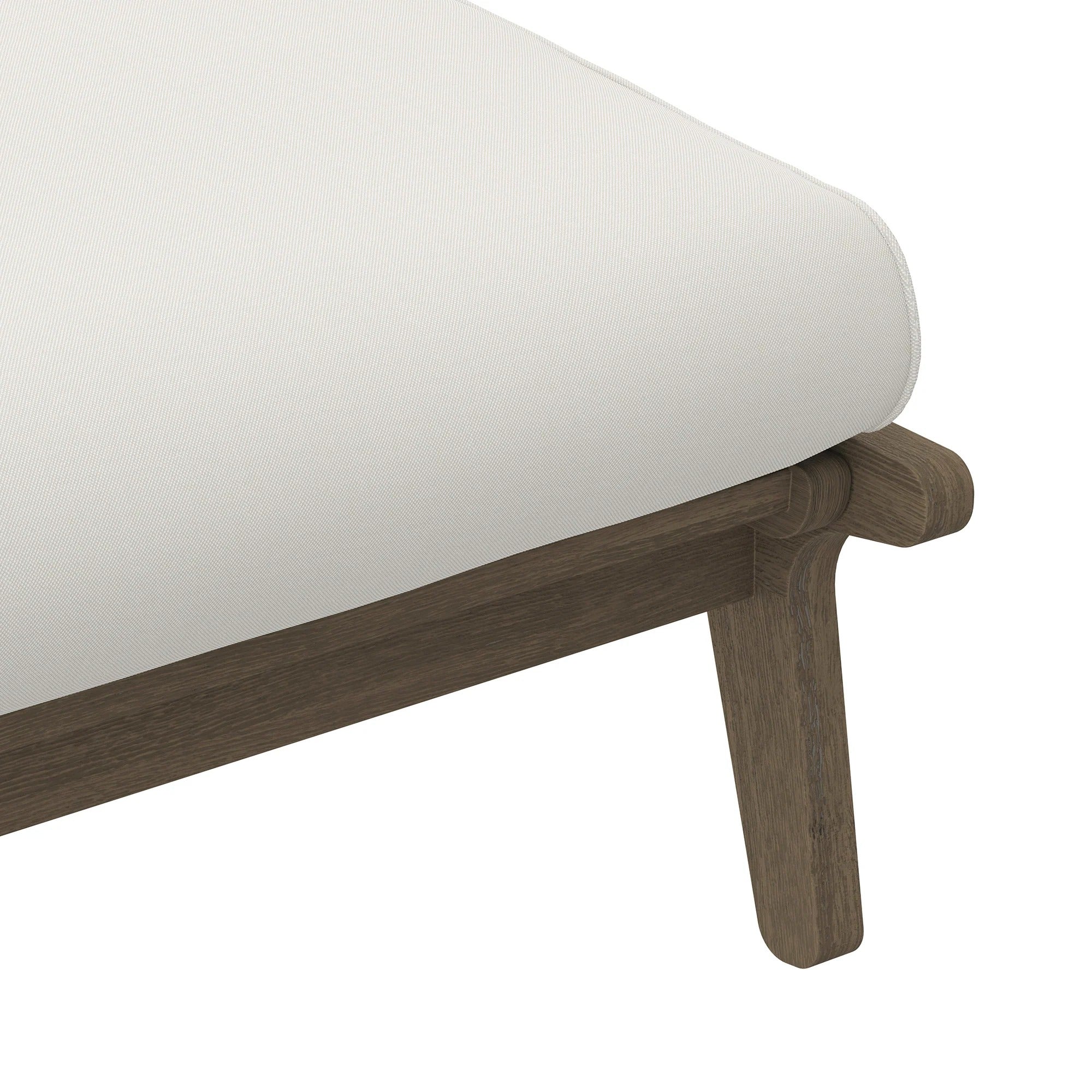 Saratoga Outdoor Teak Ottoman