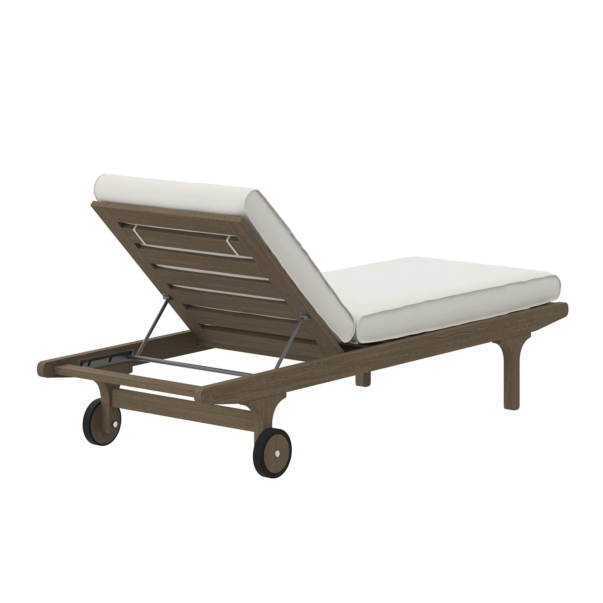 Saratoga Outdoor Teak Chaise Lounge Chair
