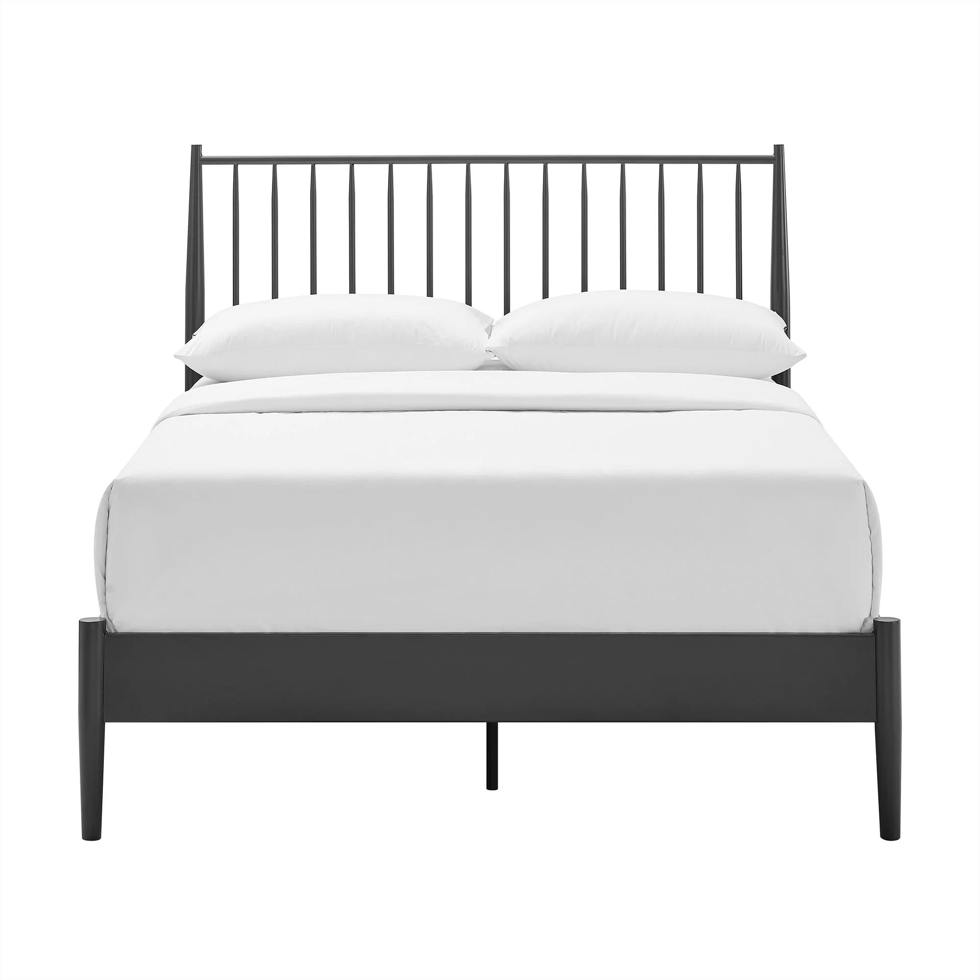 Adair Spindle Metal  Platform Bed