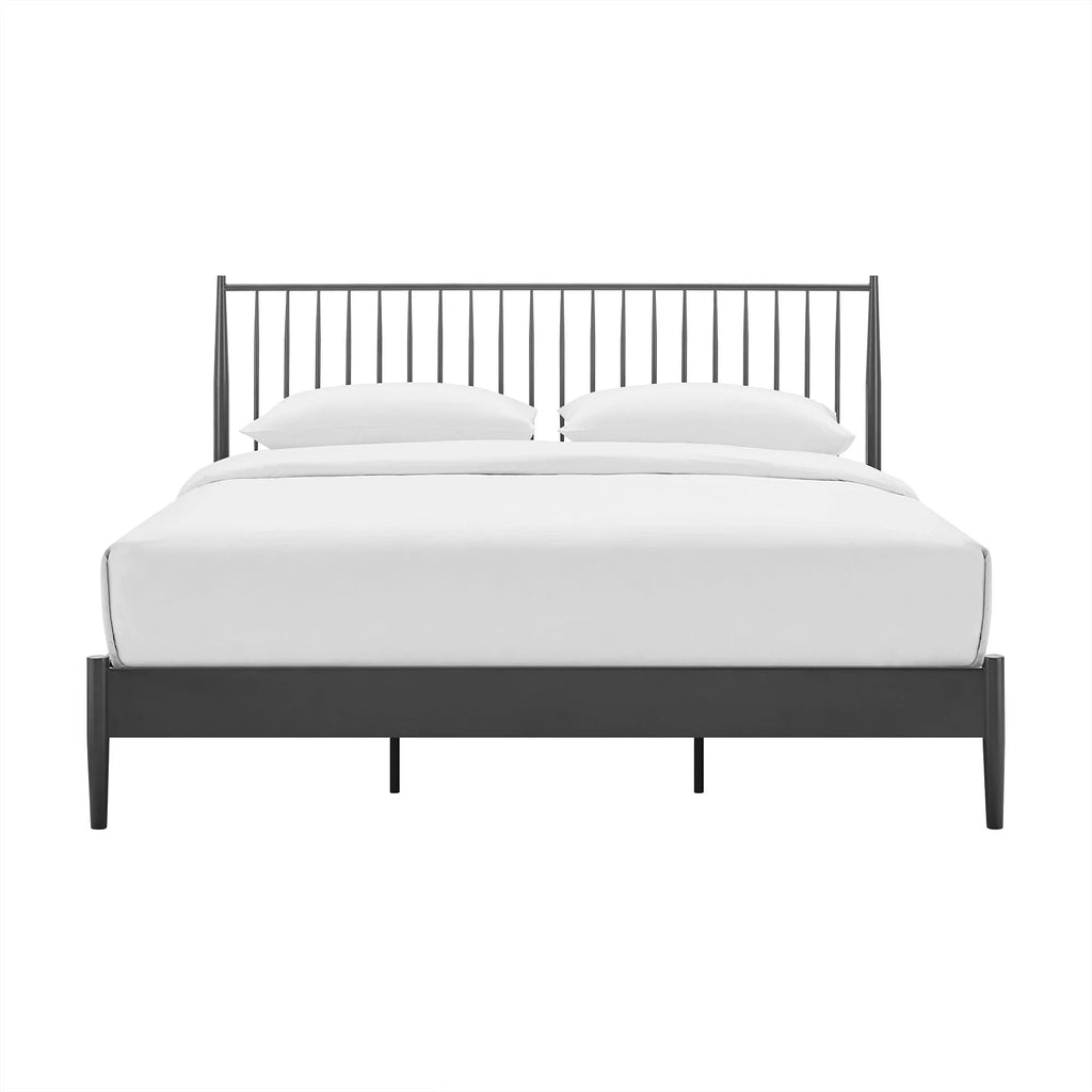 Adair Spindle Metal  Platform Bed