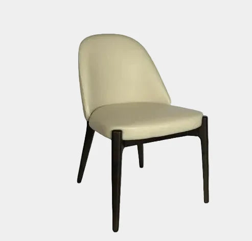 LIVERPOOL Dining Chair Walnut Wood Base