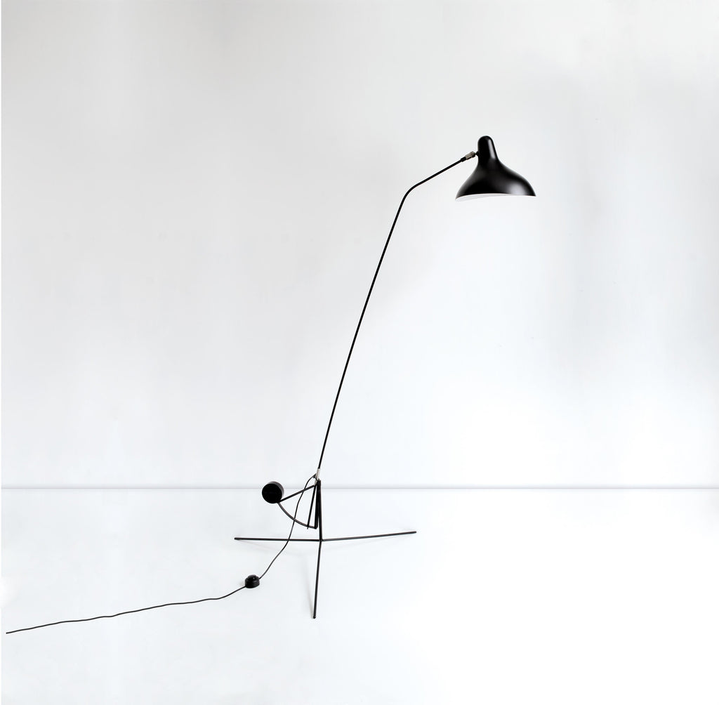 Serge Mouille One-Arm Floor Lamp