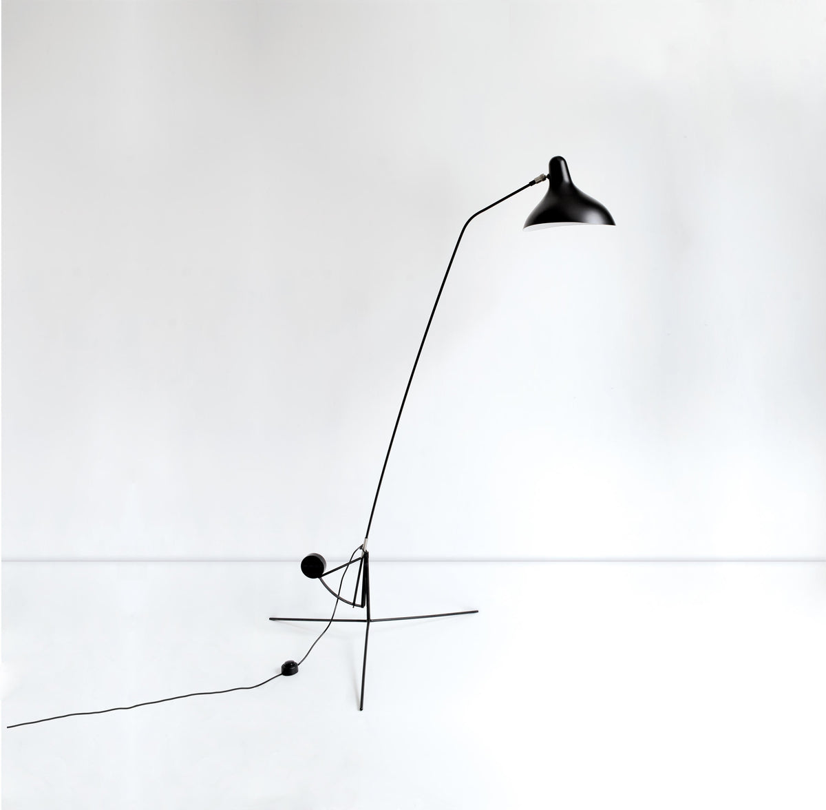 Serge Mouille One-Arm Floor Lamp