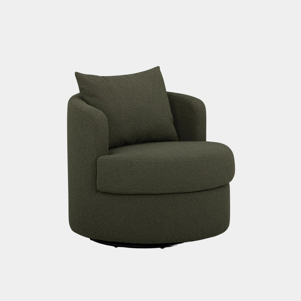 Silvi Performance Boucle Swivel Accent Chair