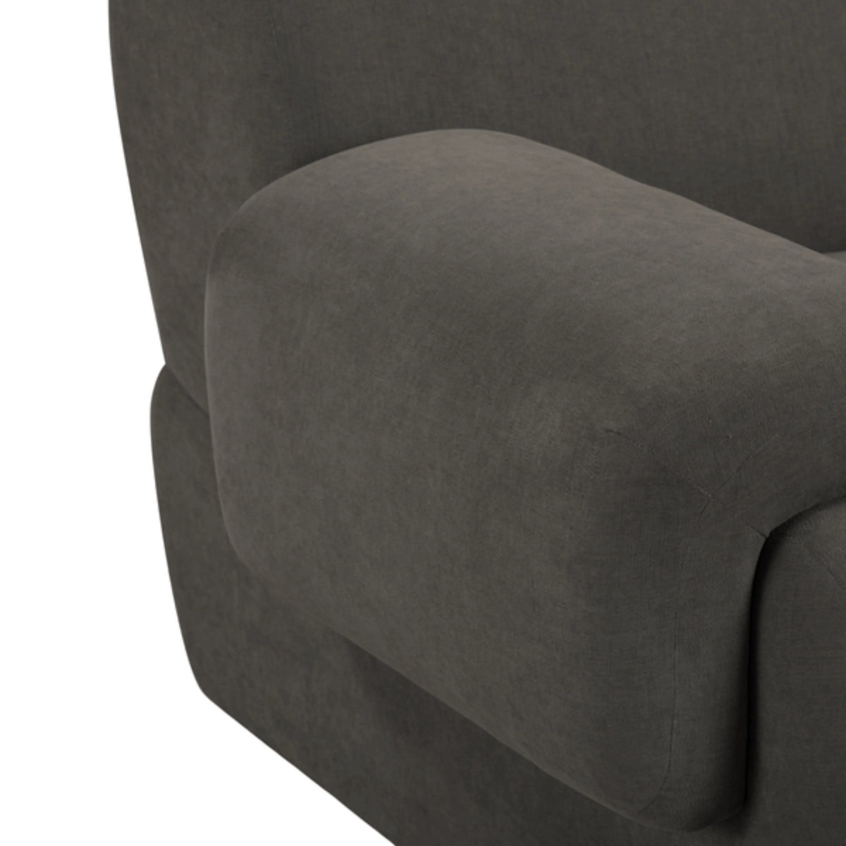 Zenith Contract-Grade Upcycled Fabric Corner Chair