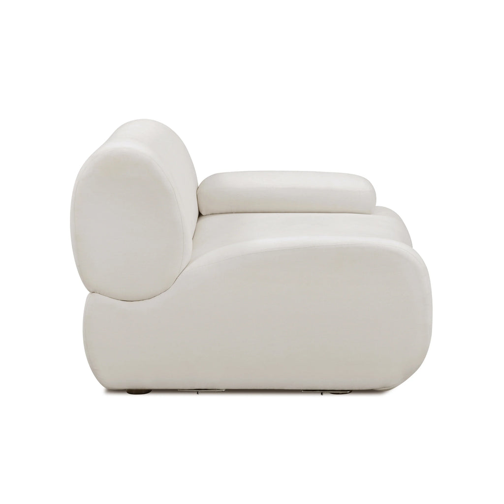 Zenith Contract-Grade Upcycled Fabric Corner Chair